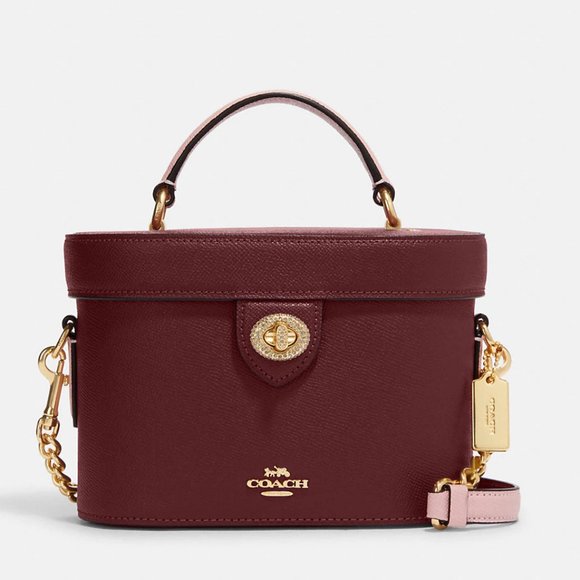 Coach Bags Coach Kay Crossbody With Glitter Black Cherry Poshmark